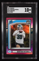 Cooper DeJean 2024 Donruss Rated Rookie Optic Preview Pink Prizm #361 RC (SGC 10) at PristineAuction.com