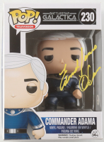 Edward James Olmos Signed "Battlestar Galactica" #230 Commander Adama Funko Pop! Vinyl Figure (PSA) at PristineAuction.com