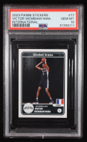 Victor Wembanyama 2023-24 Panini Stickers #77 RC / International Global Icons (PSA 10) at PristineAuction.com