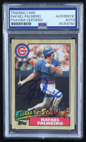 Rafael Palmeiro Signed 1987 Topps #634 RC (PSA) at PristineAuction.com