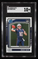 Drake Maye 2024 Donruss Optic #229 RC (SGC 10) at PristineAuction.com
