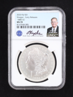 1884-CC Morgan Silver 50c Half Dollar - 2023 Fiji $1, Early Releases (NGC MS70) at PristineAuction.com