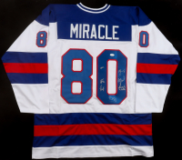 1980 Team USA Hockey "Miracle on Ice" Jersey Signed by (7) with Buzz Schneider, Mark Wells, Steve Christoff (JSA) at PristineAuction.com