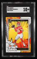 Patrick Mahomes II 2024 Donruss Bomb Squad #33 (SGC 10) at PristineAuction.com