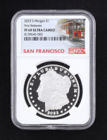 2023-S Proof Morgan Silver $1 Dollar, First Releases - Struck at San Francisco (NGC PF69 ULTRA CAMEO) at PristineAuction.com
