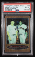 Mickey Mantle / Willie Mays 1997 Topps #33 Managers Dream Reprints Finest (PSA 6) at PristineAuction.com