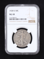 1928-S Walking Liberty Silver Half Dollar (NGC VG10) at PristineAuction.com