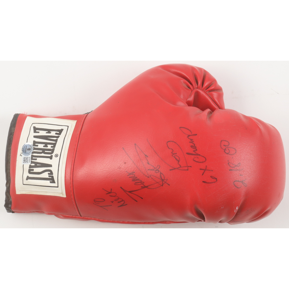 James Toney Signed Everlast Boxing Glove Inscribed "6x Champ" & "2.18.00" (Schwartz) at PristineAuction.com
