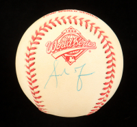 Andruw Jones Signed Official 1996 World Series Logo Baseball (Beckett) at PristineAuction.com