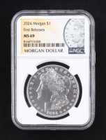 2024-S Morgan Silver $1 Dollar, First Releases (NGC MS69) at PristineAuction.com