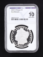 2023-S Morgan Silver $1 Dollar, First Releases (NGCX Proof 10 Ultra Cameo) at PristineAuction.com