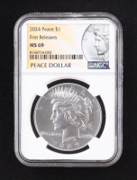 2024-S Peace Silver $1 Dollar, First Releases (NGC MS69) at PristineAuction.com