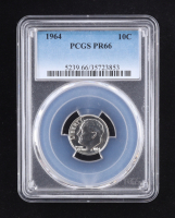 1964 Proof Roosevelt Silver Dime (PCGS PR66) at PristineAuction.com
