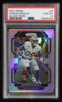 Aaron Donald 2021 Panini Prizm Prizms Silver #69 (PSA 10) at PristineAuction.com
