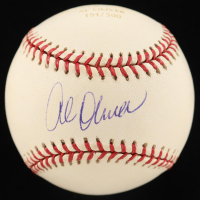 Al Oliver Signed 2001 Absolute Memorabilia LE OML Baseball (Beckett) at PristineAuction.com