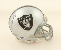 Robert Gallery & Jason Campbell Signed Raiders Mini Helmet (PSA) at PristineAuction.com