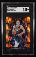 Nikola Jokic 2022-23 Panini Select Orange Flash Prizm #1 (SGC 10) at PristineAuction.com