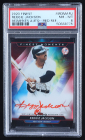 Reggie Jackson 2020 Finest Moments Autographs Red Refractors #MOMARJ #1/5 (PSA 8) at PristineAuction.com