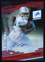 D'Andre Swift 2021 Prestige Xtra Points Signatures Premium Red #55 at PristineAuction.com