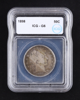 1898 Barber Silver 50c Half Dollar (ICG G6) at PristineAuction.com