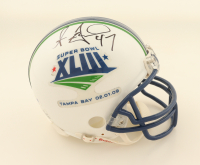 Aaron Francisco & Edgerin James Signed Super Bowl XLIII Logo Mini Helmet (PSA) at PristineAuction.com