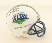 Todd Haley & Edgerin James Signed Super Bowl XLIII Logo Mini Helmet (PSA) at PristineAuction.com