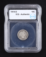 1914-D Barber Silver Dime (IGC Authentic) at PristineAuction.com