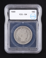 1909 Barber Silver 50c Half Dollar (ICG G4) at PristineAuction.com