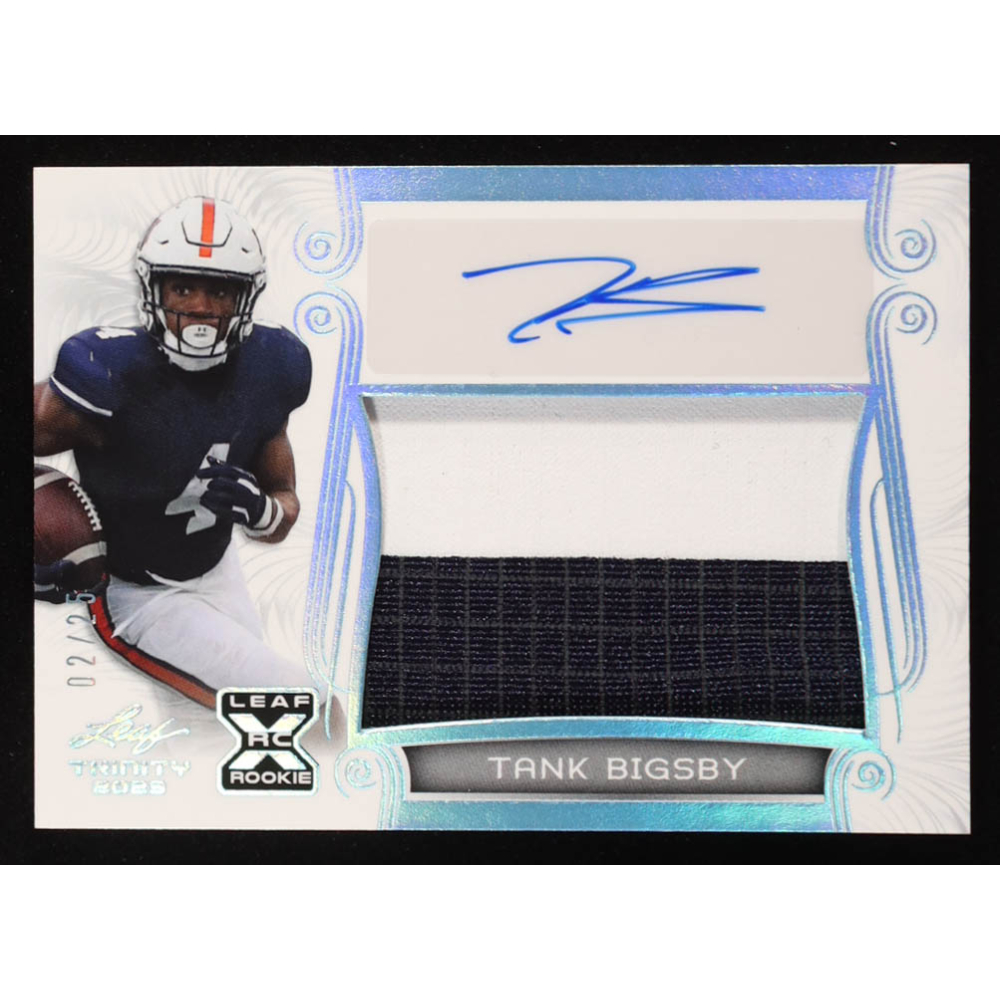 Tank Bigsby 2023 Leaf Trinity Patch Autographs Platinum Spectrum #PATB1 RC #2/25 at PristineAuction.com