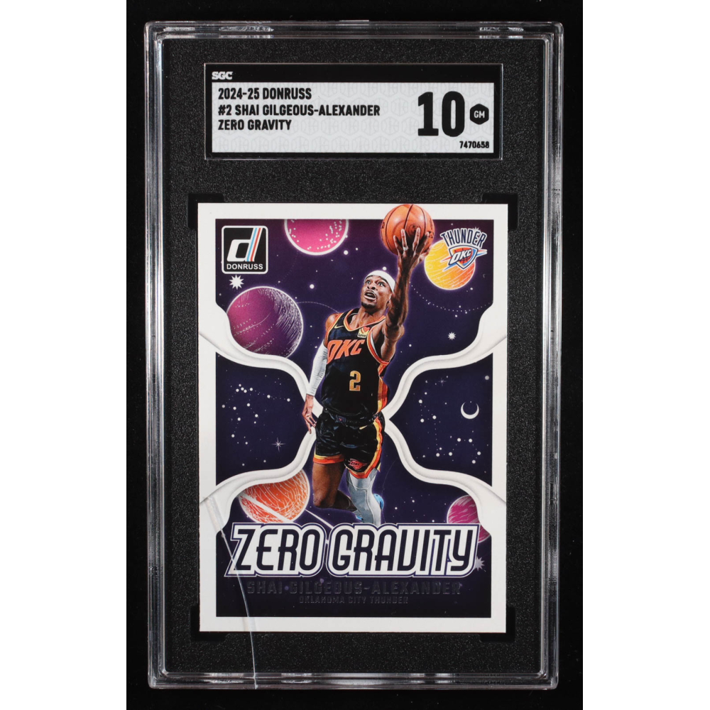 Shai Gilgeous-Alexander 2024-25 Donruss Zero Gravity #2 (SGC 10) at PristineAuction.com