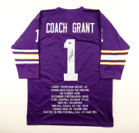 Bud Grant Signed Career Stat Jersey Inscribed "HOF 94"  (Beckett & PSA) at PristineAuction.com
