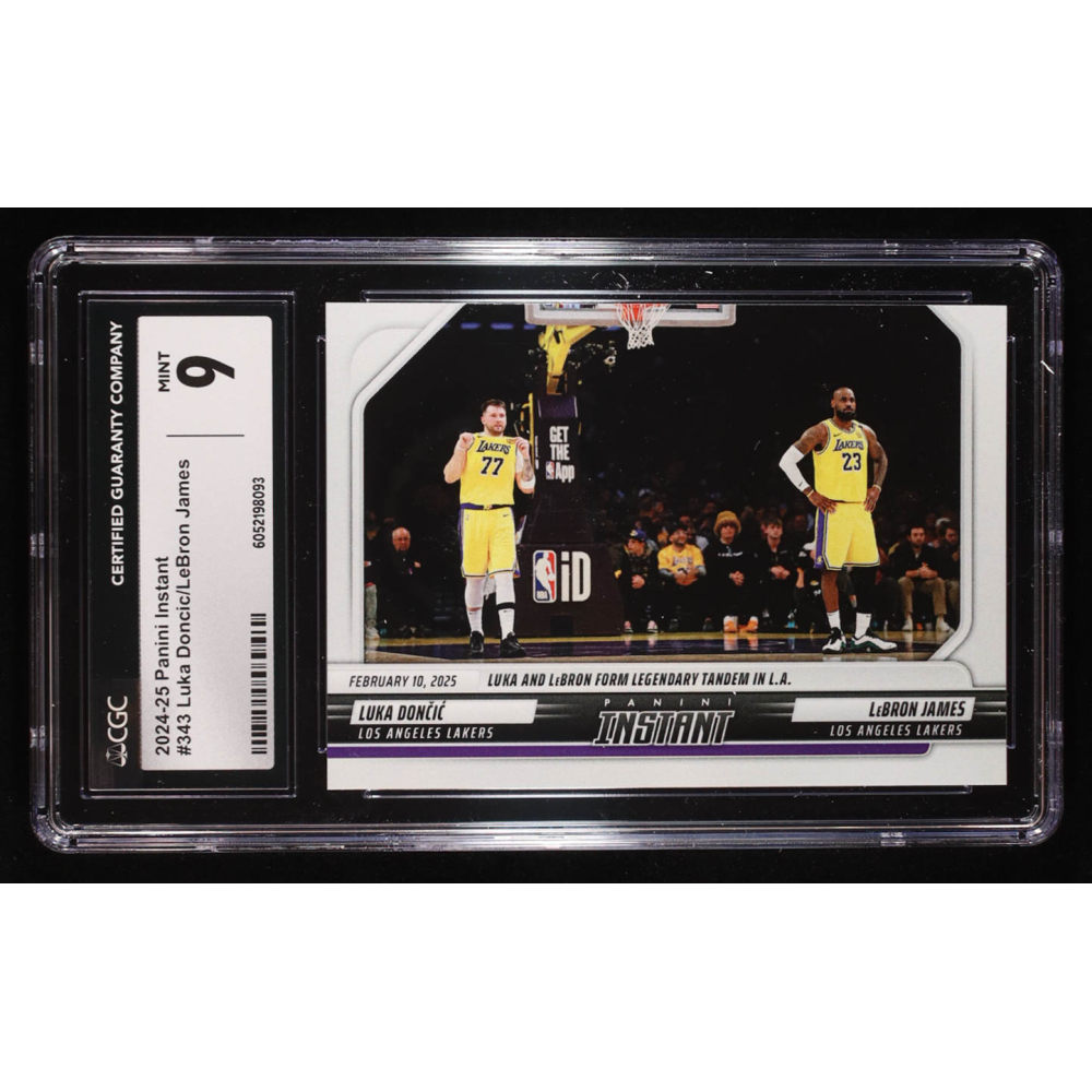 Luka Doncic / LeBron James 2024-25 Panini Instant #343 (CGC 9) at PristineAuction.com