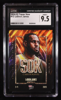LeBron James 2024-25 Topps Now #12 (CGC 9.5) at PristineAuction.com