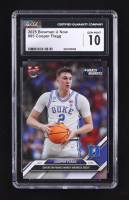 Cooper Flagg 2025 Bowman University Now #95 RC (CGC 10) at PristineAuction.com