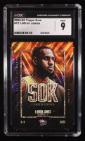 LeBron James 2024-25 Topps Now #12 (CGC 9) at PristineAuction.com