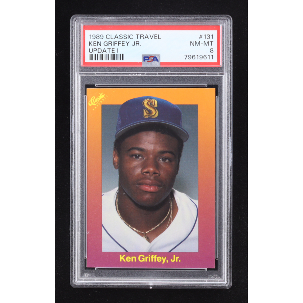Ken Griffey Jr. 1989 Classic Travel Orange #131 RC (PSA 8) at PristineAuction.com