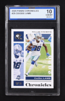 CeeDee Lamb 2020 Panini Chronicles #25 RC (ISA 10) at PristineAuction.com