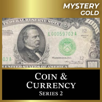 COIN & CURRENCY SERIES 2 MYSTERY BOX PRESENTED BY MYSTERY GOLD - 1 GRADED COIN, PROOF SET, OR GRADED PIECE OF CURRENCY at PristineAuction.com