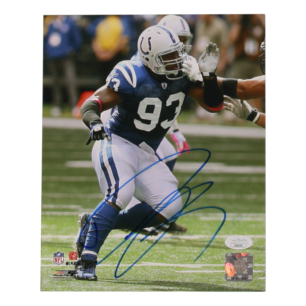 Dwight Freeney Signed Colts 8x10 Photo (JSA) at PristineAuction.com
