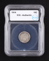 1914 Barber Silver Dime (IGC Authentic) at PristineAuction.com