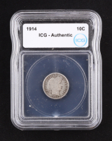 1914 Barber Silver Dime (IGC Authentic) at PristineAuction.com