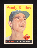 Sandy Koufax 1958 Topps #187 at PristineAuction.com