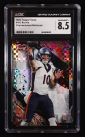Bo Nix 2024 Finest Checkerboard Refractors #163 RC (CGC 8.5) at PristineAuction.com