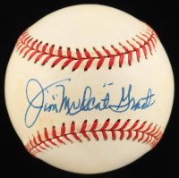 Jim "Mudcat" Grant Signed ONL Baseball (Beckett) at PristineAuction.com
