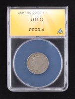 1897 Liberty "V" Nickel (ANACS G4) at PristineAuction.com