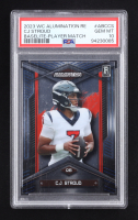 CJ Stroud 2023 Wild Card Alumination Retail Player Match Baselite RC (PSA 10) at PristineAuction.com
