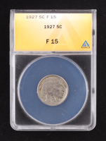 1927 Buffalo Nickel (ANACS F15) at PristineAuction.com