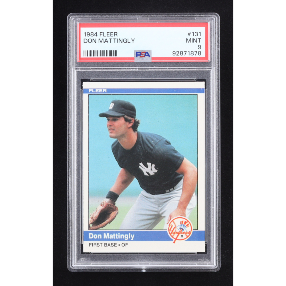 Don Mattingly 1984 Fleer #131 RC (PSA 9) at PristineAuction.com