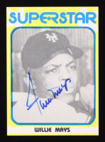 Willie Mays Signed 1980 TCMA Superstars #20 (Beckett) at PristineAuction.com