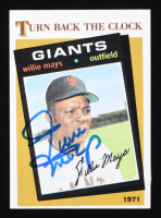 Willie Mays Signed 1986 Topps #403 (Beckett) at PristineAuction.com